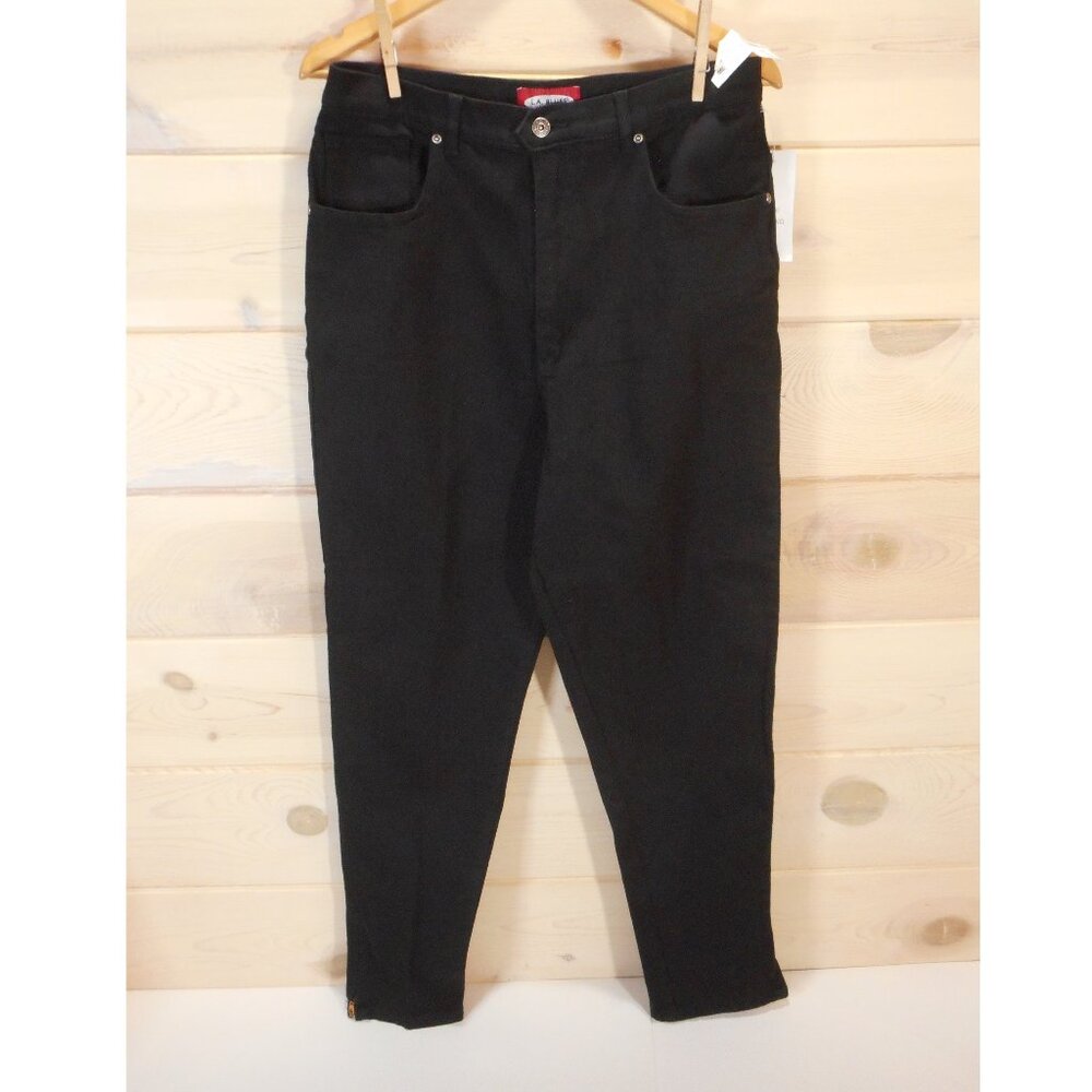 L A Blues Jeans Women's plus size 18W Black Bare Back NWT Vintage High Waist